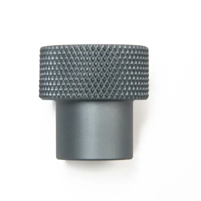 Ручка-кнопка CAPPIO PK328, d=23 мм, цвет графит, 8 шт.