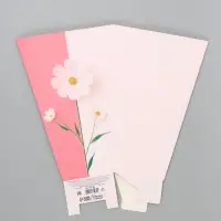 Переноска для цветов на лентах Present, 17 х 25 х 9 см