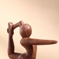 Фигурка &laquo;Гимнастка&raquo;, 14&times;5&times;20 см, дерево суар