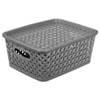 VETTA Корзина для хранения с крышкой "Сеул", 25x20x10см