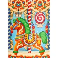 Подарок в картонной упаковке ПРЯНИЧНАЯ КАРУСЕЛЬ 1000 гр