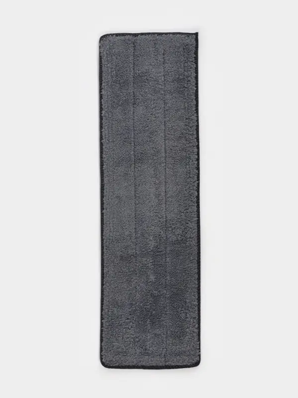 Швабра плоская с вертикальным отжимом и водосгоном Raccoon, стальная ручка, насадка микрофибра, 39&times;11.5&times;130 см