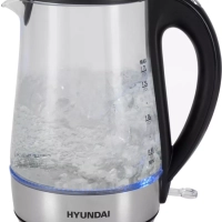 Чайник HYK-G8406 1,7л 2200Вт прозрачный (металл)