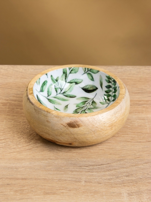 Набор розеток на подносе  Набор розеток на подносе "Оливковая ветвь" (3 шт) дерево манго 33,5х13х6,5 см