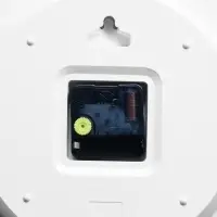 Часы настенные классические, бесшумные, плавный ход, d=39.5 см, белые, от батарейки 1&times;АА