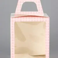 Коробка подарочная пасхальная с окном «Пасхальный букет» 15×15×18 см Коробка подарочная пасхальная с окном «Пасхальный букет» 15×15×18 см