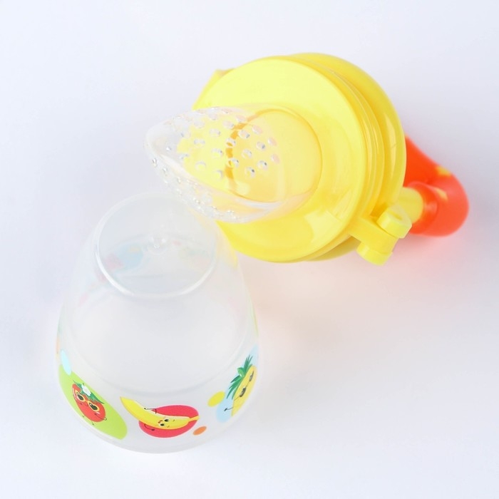 Ниблер для прикорма с силиконовой сеточкой «Фруктики» Ниблер для прикорма с силиконовой сеточкой «Фруктики»