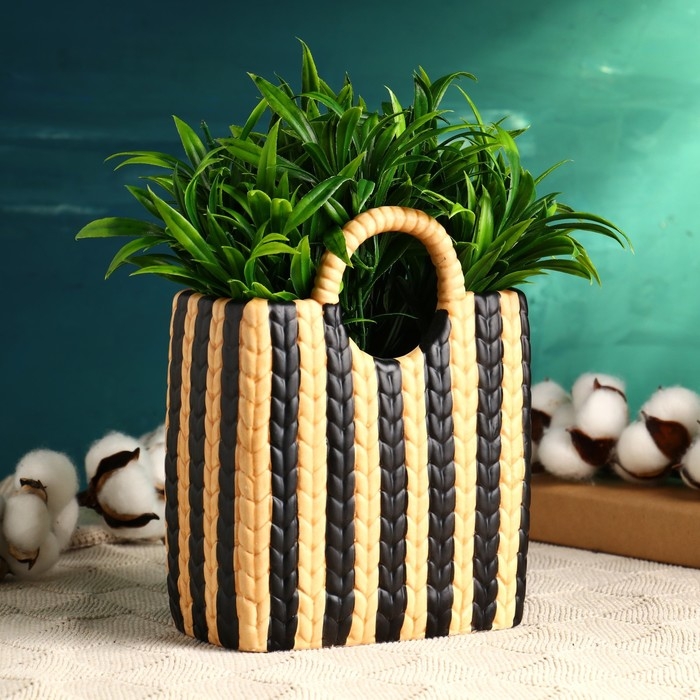 Кашпо - ваза  Кашпо - ваза "Бэкка" 18х13х8см