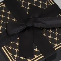 Набор подарочных коробок 3 в 1, с бантом, 19&times;19&times;9.5 см, 17&times;17&times;8 см, 15&times;15&times;6.5 см