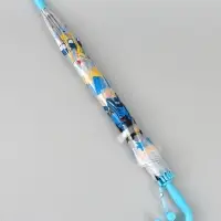 Зонт прозрачный купол d=76см, Синий трактор