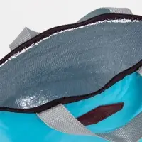 Термосумка на молнии, объём 3.8 л, голубая