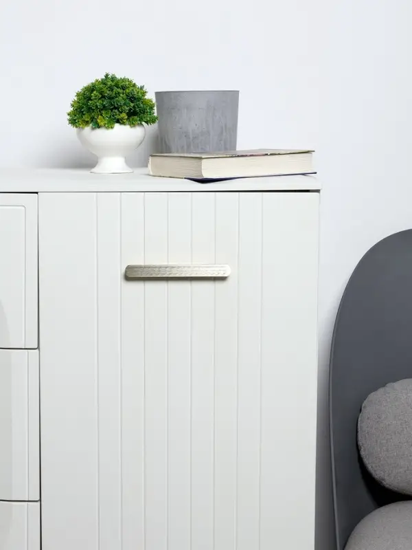 Ручка-скоба CAPPIO RSC021, алюминий, м/о 128 мм, цвет сатиновое золото