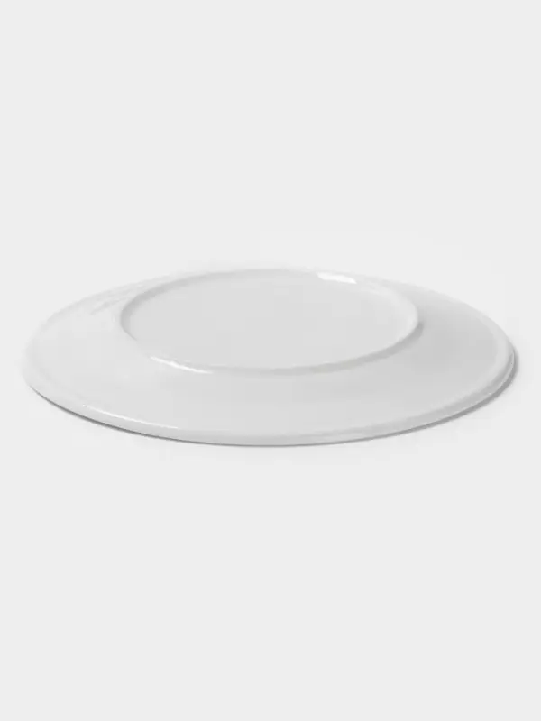 Тарелка Hanna Kn&ouml;vell, d=20 см, с бортом, фарфор, белая