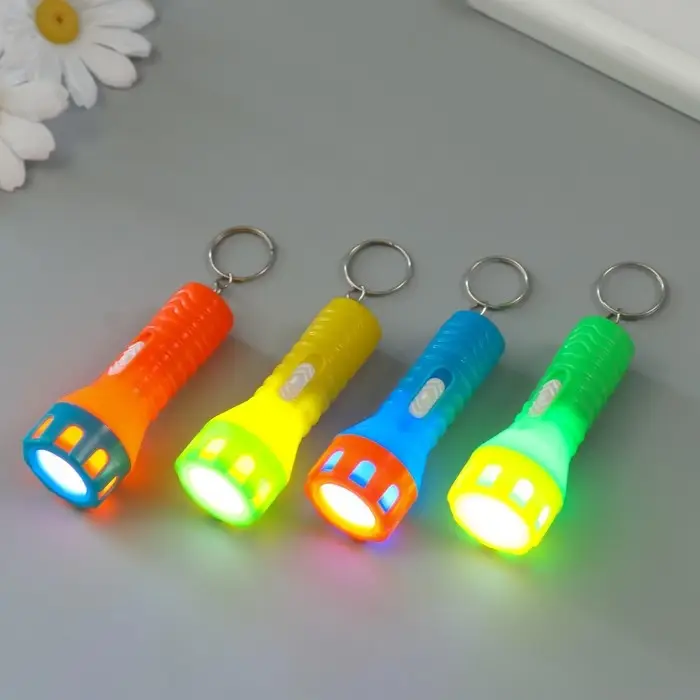 Фонарик свет на кольце Фонарик свет на кольце "Яркость" JF-919 LR44x3 шт МИКС 3,7х5,2х1,5 см