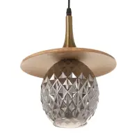 Светильник BayerLux ЭКО &laquo;Кен&raquo; 1&times;40 Вт Е27 черный/коричневый 23&times;23&times;100 см