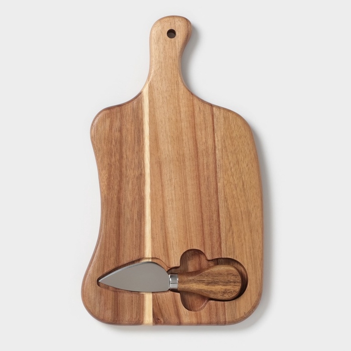 Набор для подачи сыра Magistro Shape, нож, доска Набор для подачи сыра Magistro Shape, нож, доска