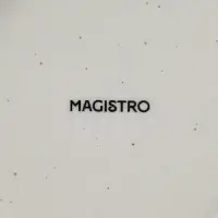 Блюдо для подачи Magistro Slate, d=22.5 см, фарфор, белое