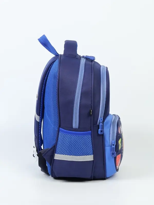 Ранец с эргономичной спинкой текстильный "Пиксели"