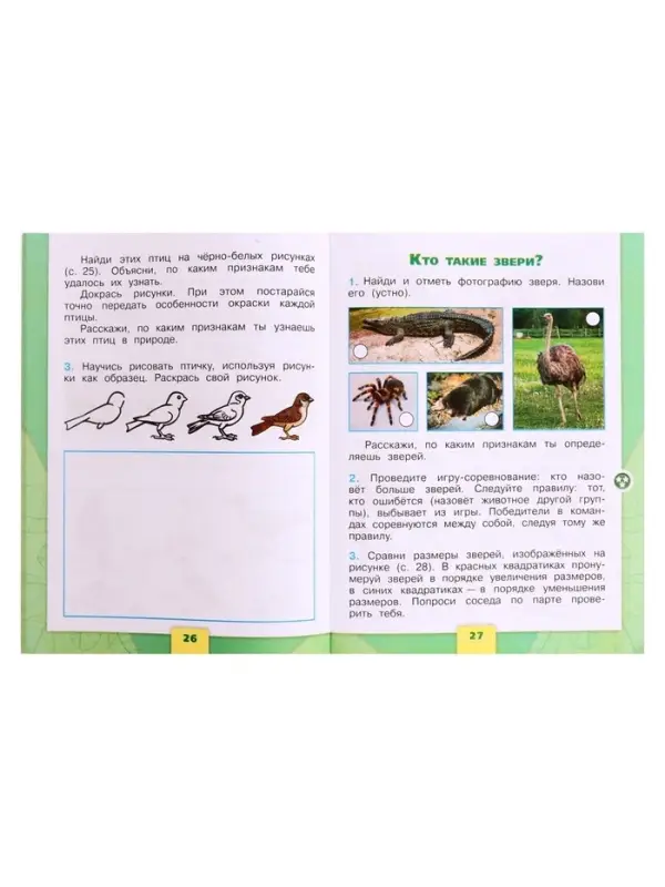 Рабочая тетрадь &laquo;Окружающий мир&raquo; 1 класс, 1 часть, Плешаков А.А.