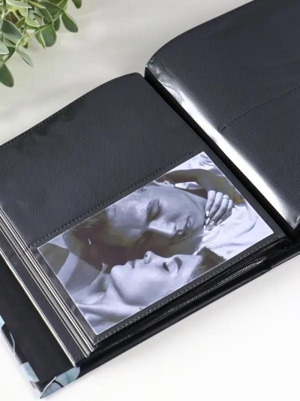 Фотоальбом "Нежность" 304ф 10X15см, ПП карм., 2ф на стр, черные страницы