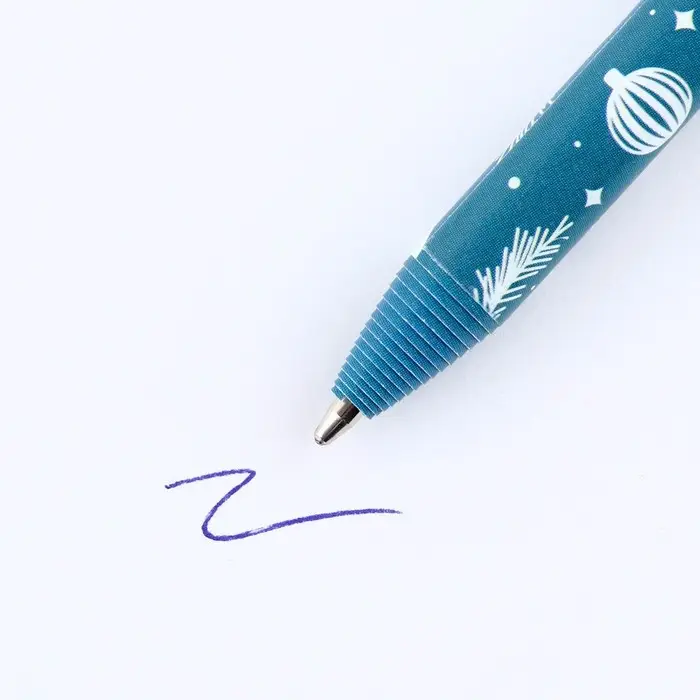 Ручка-эко шариковая, синяя паста, 1.0 мм, в открытке « Новогодняя почта» Ручка-эко шариковая, синяя паста, 1.0 мм, в открытке « Новогодняя почта»