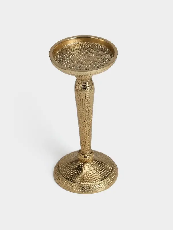 Подсвечник &laquo;Звездная пыль&raquo;, 10&times;10&times;23 см, алюминий