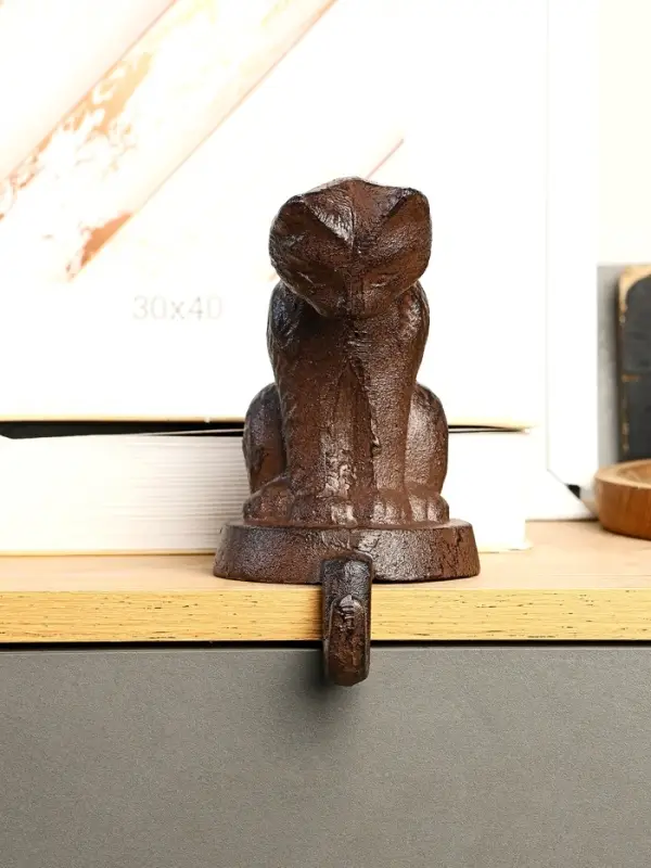 Крючок декоративный чугун Крючок декоративный чугун "Кошечка" 9х13,5х15 см