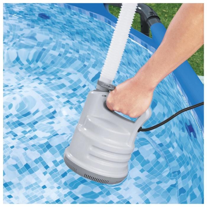 Дренажный насос, шланг 5 м, набор адаптеров 220-240В 80Вт, IPX8, 58230 Bestway Дренажный насос, шланг 5 м, набор адаптеров 220-240В 80Вт, IPX8, 58230 Bestway