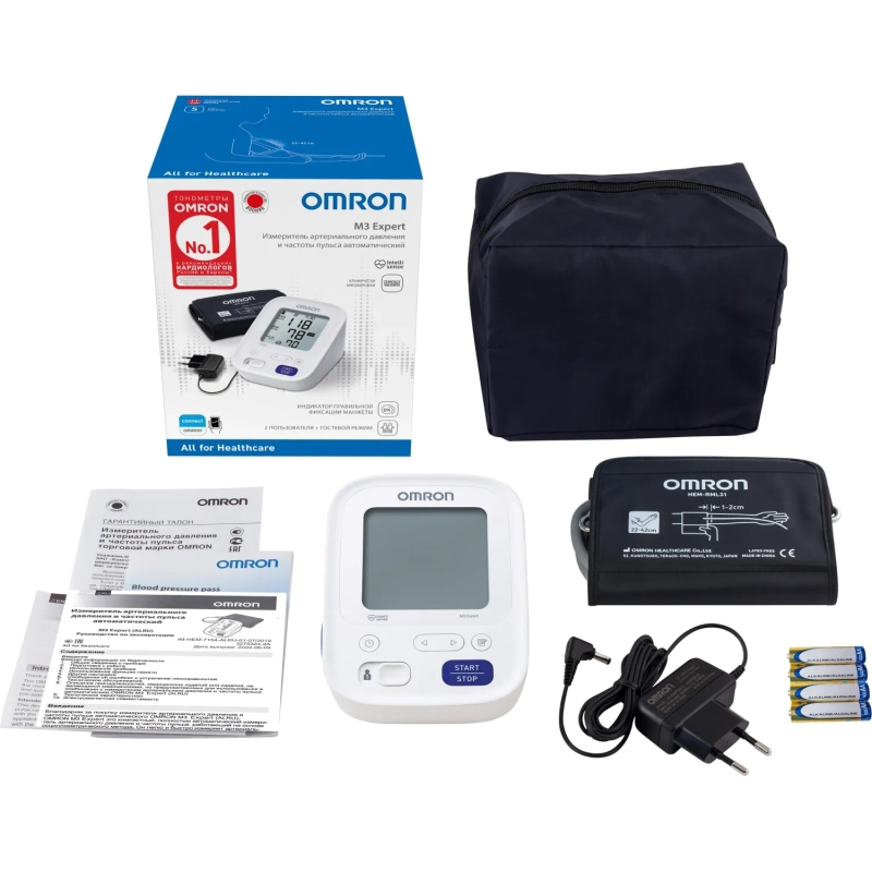 Тонометр OMRON  M3 Expert (HEM-7154-ALRU)