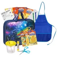 Набор для труда А4, с ручками &laquo;Ракета&raquo;, Calligrata, 14 предметов, текстиль