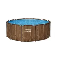 Бассейн каркасный Steel Pro Max, 366&times;122 см, круглый, цвет рейка, 561VN Bestway