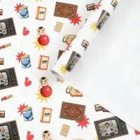 Бумага упаковочная глянцевая &laquo;Мосфильм&raquo;, 50&times;70 см, 1 лист