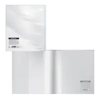 Обложка ПП 212х395мм, 80 мкм, ErichKrause Glossy Clear, для тетрадей и дневников, с клеевым краем и клапаном в край