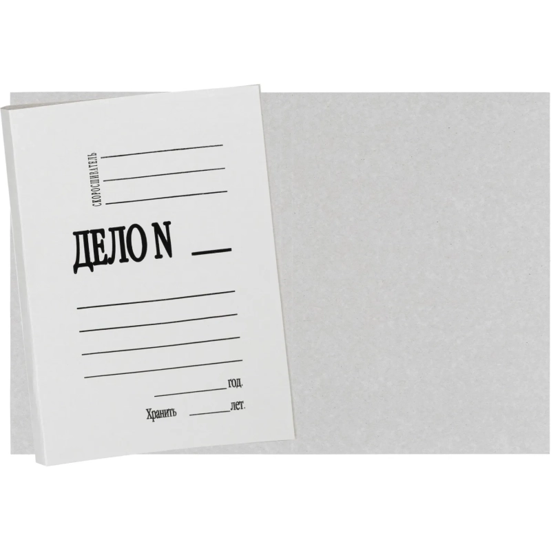 Папка-обложка ДЕЛО 260г/м2 немелованная 20 шт/уп 1496200, 1496154