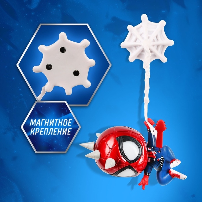Фигурка MARVEL «Человек-Паук», коллекционная, магнитное крепление, 18 см Фигурка MARVEL «Человек-Паук», коллекционная, магнитное крепление, 18 см