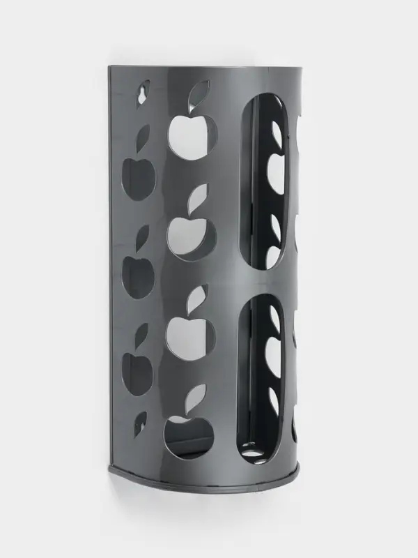 Корзина для пакетов Darel plastic &laquo;Яблоко&raquo;, пластик, 16&times;13.5&times;37.5 см, МИКС