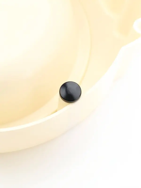 Миска двойная &laquo;Кот&raquo;, 2&times;160 мл, 30.5&times;14.9&times;5.4 см, на пластиковом основании, металл, бежевая