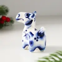 Сувенир Пегас, 7х6,5х3,5см, гжель