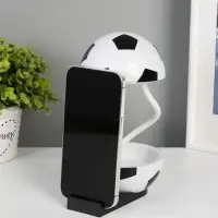 Ночник подставка под телефон "Футбольный мяч" 4хLED 3Вт 5V USB АКБ 2 режима 9,5х12,5х10 см 1091621 Ночник подставка под телефон "Футбольный мяч" 4хLED 3Вт 5V USB АКБ 2 режима 9,5х12,5х10 см 1091621