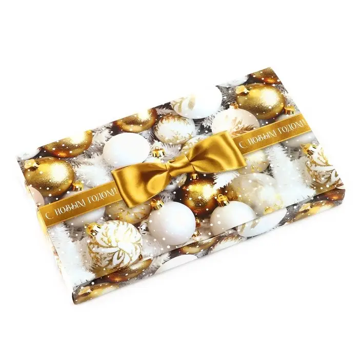 Коробка для шоколада с местом для денег «С Новым годом», 20 х 2 х 12 см Коробка для шоколада с местом для денег «С Новым годом», 20 х 2 х 12 см