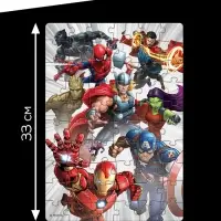 Пазл в металлической коробке &laquo;Мстители&raquo;, 60 деталей, MARVEL
