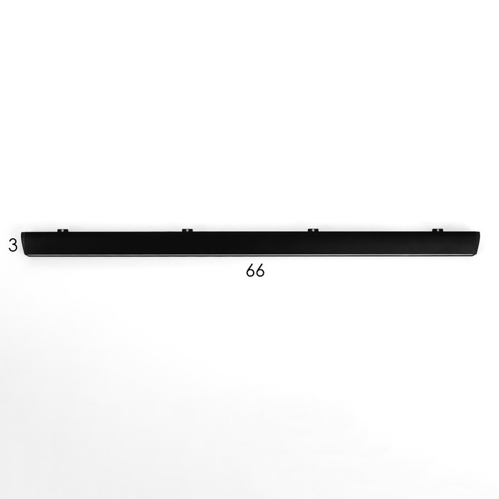 Светильник трековый SLIM Светильник трековый SLIM "Линия-66" LED 36Вт 3000K-6000К 48V CRI90 черный 3,2х3,8х66,2см