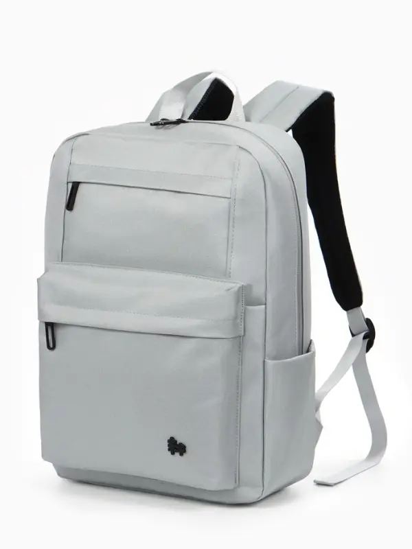 Рюкзак школьный, 1 отделение, 5 карманов, 28&times;9.5&times;42 см, серый