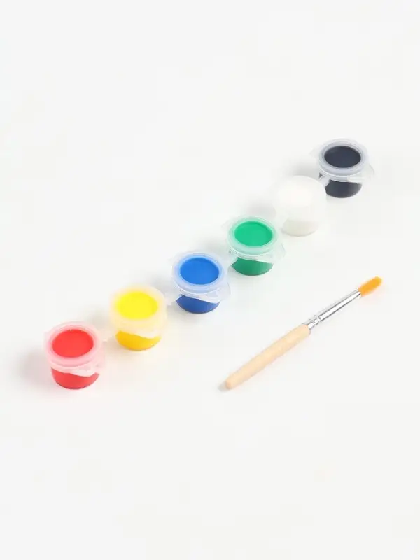 Набор для творчества «Елочные шары под раскраску »Ногодняя мечта« + краски, 2 шт. Набор для творчества «Елочные шары под раскраску »Ногодняя мечта« + краски, 2 шт.