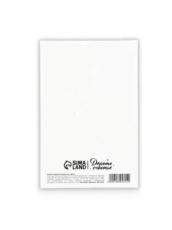 Открытка с секретным посланием «С Днём Рождения», 10×15 см Открытка с секретным посланием «С Днём Рождения», 10×15 см