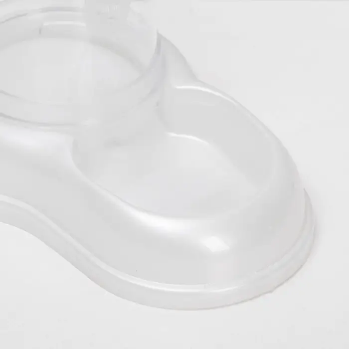 Автопоилка - автокормушка, 600 мл, белая перламутр