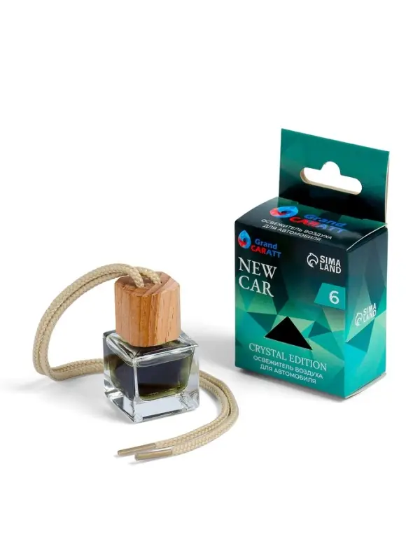 Ароматизатор подвесной Grand Caratt Crystal Edition, New Car, 6 мл