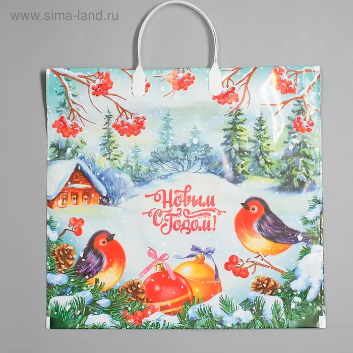 Пакет «Птичья трель», полиэтиленовый с пластиковой ручкой, 37×34 см Пакет «Птичья трель», полиэтиленовый с пластиковой ручкой, 37×34 см