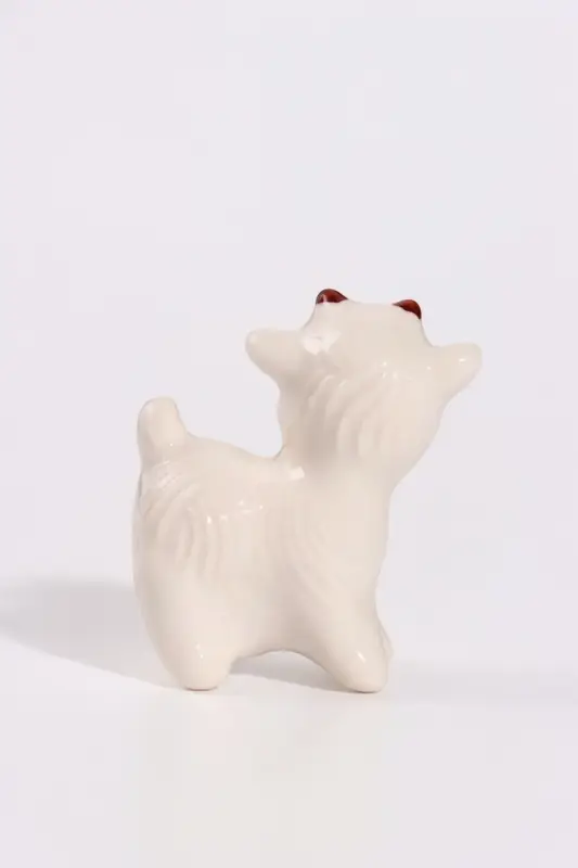Фигурка фарфоровая &laquo;Белый козлик&raquo;, 3.5&times;3&times;2 см