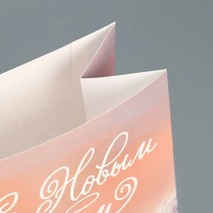 Пакет подарочный без ручек «С Новым Годом», деревня 10×19.5×7 см Пакет подарочный без ручек «С Новым Годом», деревня 10×19.5×7 см